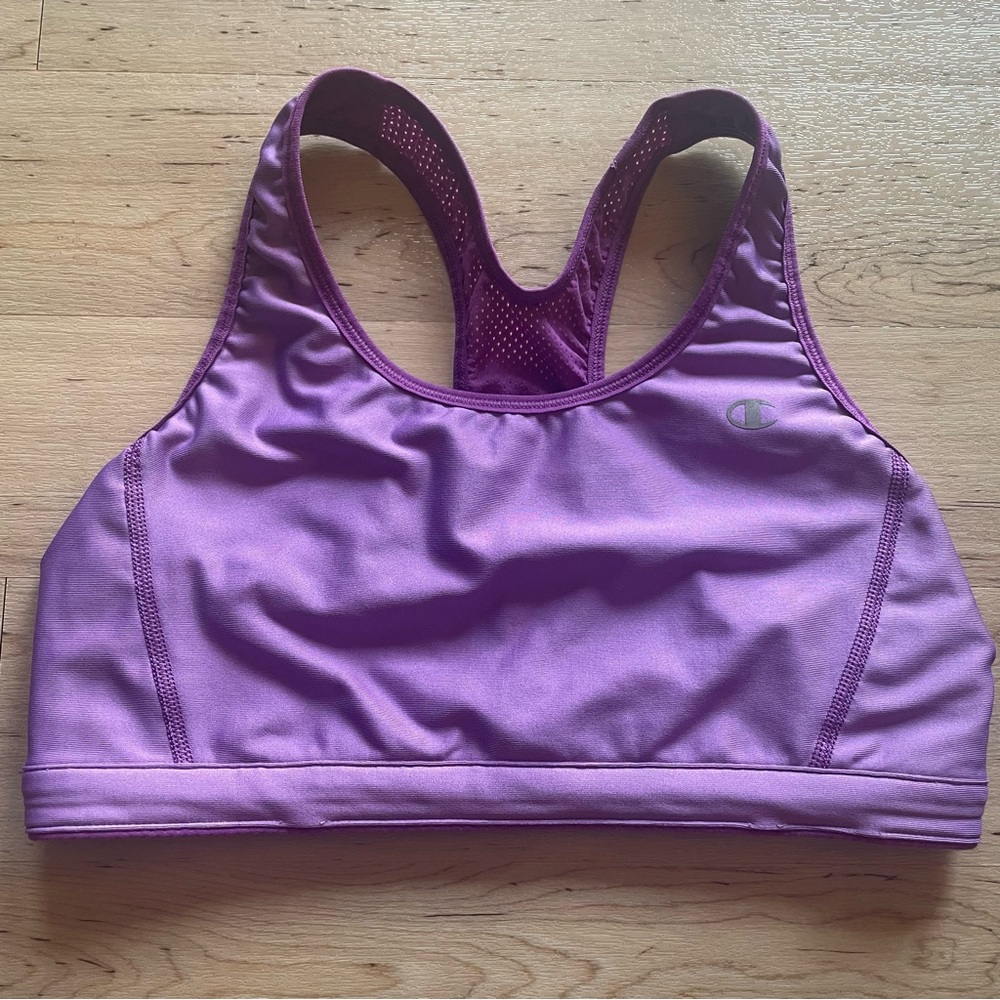 Champion Lilac/Purple Reversible Racerback Sports Bra